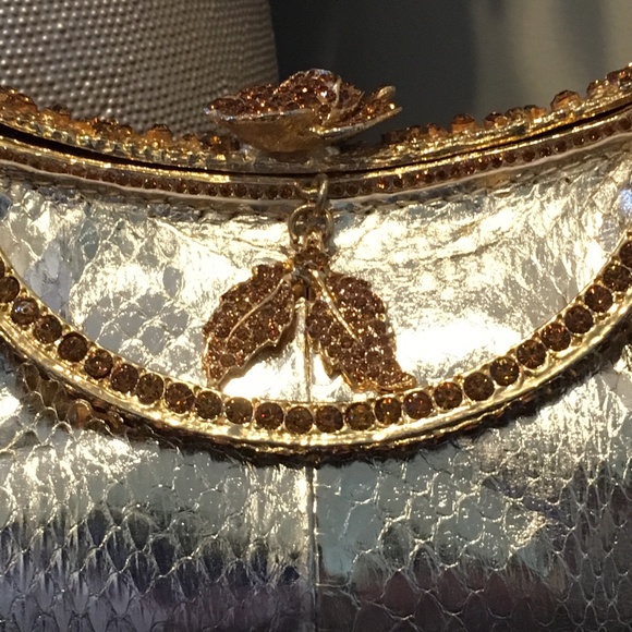 Besso Gold Snakeskin Bag Brand new with Tags - Picture 3 of 8